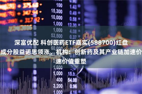 深富优配 科创医药ETF嘉实(588700)红盘蓄势，成分股益诺思领涨，机构：创新药及其产业链加速价值重塑
