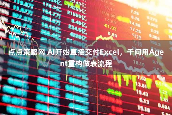点点策略网 AI开始直接交付Excel，千问用Agent重构做表流程